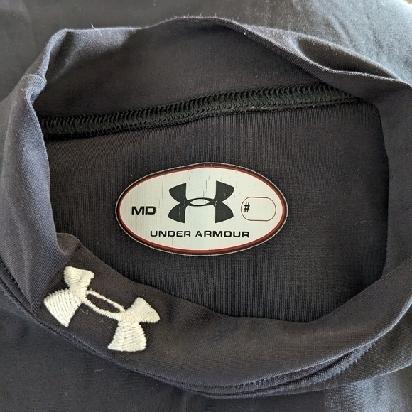 Under Armour Black Coldgear Compression Shirt Athletic M - Picture 3 of 6